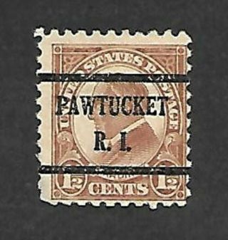 The Pawtucket,  Rhode Island 1.  5 Cent Bureau Precancel Scott 582 - 43