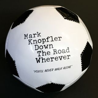 Mark Knopfler Down The Road Wherever Promo Socker Ball Dire Straits Football