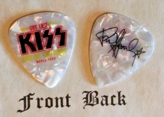 Kiss - Paul Stanley Band Signature Logo End Of The Road Guitar Pick - (last One)