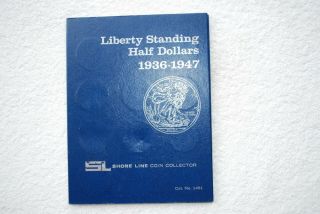 Liberty Standing Half Dollar Album - 1936 To 1947 31 Coins In Set