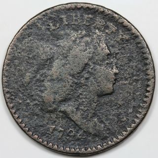 1794 Liberty Cap Half Cent,  Rare C - 8,  R5,  Vg,  Detail