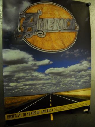 America The Band Highway 30 Years Of Hits Large Promo Poster