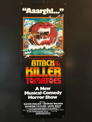Attack Of The Killer Tomatoes Movie Poster 1979 - 14 " X36 " Ex,
