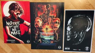 2019 Terminator: Dark Fate 11x19 Imax Promo Poster Set - Arnold Schwarzenegger