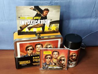 Once Upon A Time In Hollywood Movie Promo Retro Lunch Box Thermos Soundtrack Cd