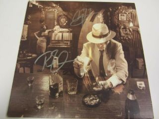 Led Zeppelin Robert Plant Jimmy Page Dual Signed Autographed Lp Record Album