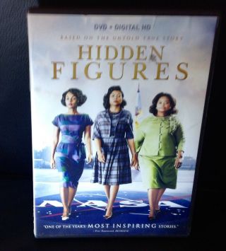Hidden Figures Dvd,  Taraji P.  Hensen,  Kevin Costner,  Kirsten Dunst
