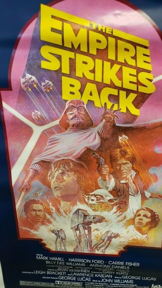 US 1 - Sheet - Rolled Star Wars THE EMPIRE STRIKES BACK 1982 Re - Release82 27x41 2