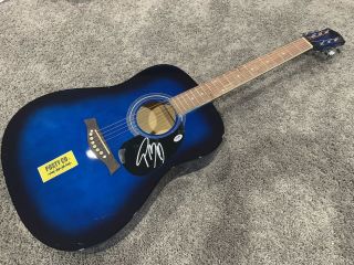Post Malone Autographed Signed Full Size Acoustic Guitar W/ Psa