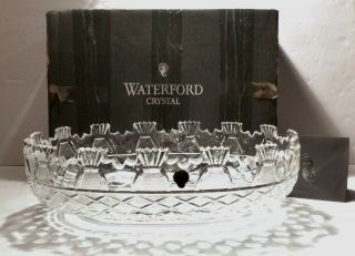 Vintage House Of Waterford Crystal Kennedy Bowl 13 3/4 " Made In Ireland