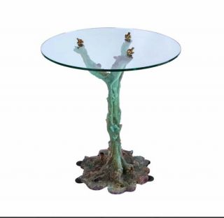 Daum France Rare Glass Table