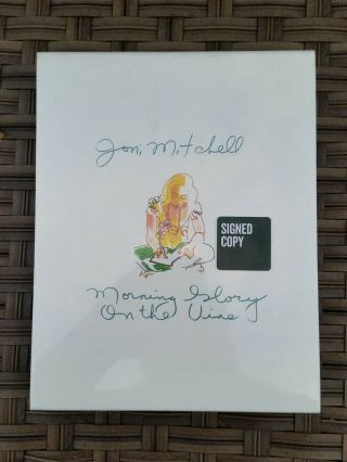 Joni Mitchell Autographed/signed Morning Glory On The Vine Book 1st Edition