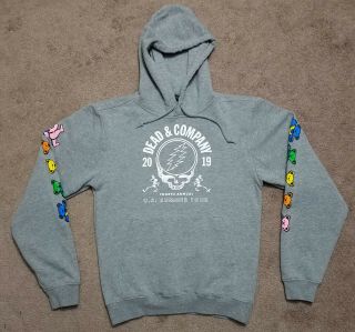 2019 Dead & Company Summer Tour Hoodie Sweatshirt Size Small Grateful Dead Shirt