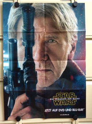 Star Wars Force Awakens Posters Set 7 DVD Store Promo Movie Portraits Luke Han 3