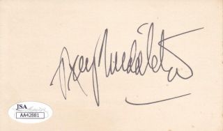 Ray Middleton D.  1984 Signed 3x5 Index Card Actor/too Close For Comfortaa42881