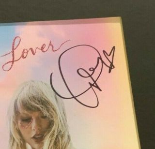 Taylor Swift Autographed Lover CD - Framed with Certificate of Authenticity 2