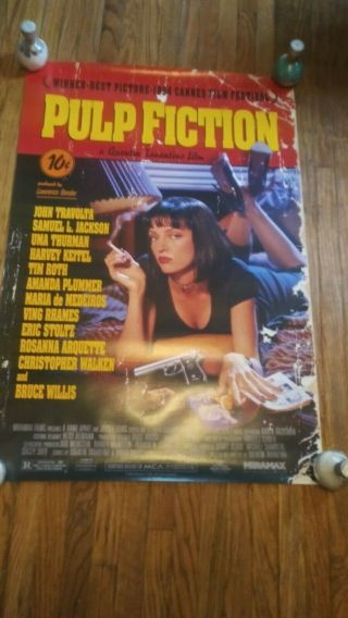 Pulp Fiction 1994 One Sheet All Star Cast