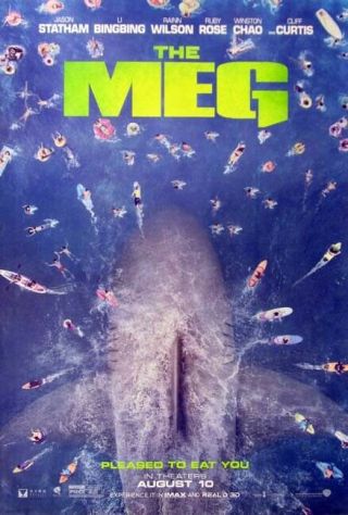The Meg Great 27x40 D/s Movie Poster Last One (lo1)