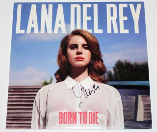 Singer Lana Del Rey Signed Authentic 
