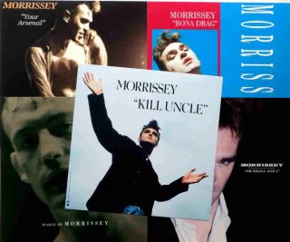 Morrissey " 1990 - 1995 " Us Promotional 12 X 12 Album Poster Flat Set [5]