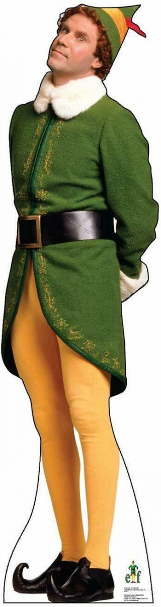 Advanced Graphics Buddy The Elf Concerned Life Size Cardboard Cutout Standup -
