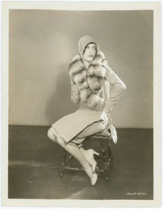Joan Crawford 1929 Chic Jazz Age Hollywood Fashion Portrait Photograph