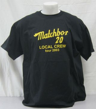 Matchbox 20 Local Crew Shirt 2003 Tour Never Worn Xl Rob Thomas Staff