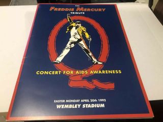 Queen Freddie Mercury Official Tribute Programme 1992 Orig Limited