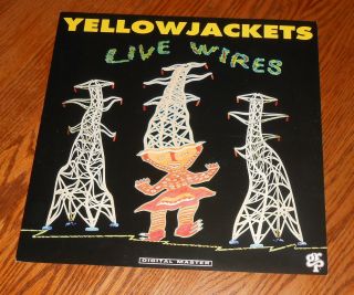 Yellowjackets Live Wires Poster 2 - Sided Flat Promo 12x12 Jazz Russell Ferrante