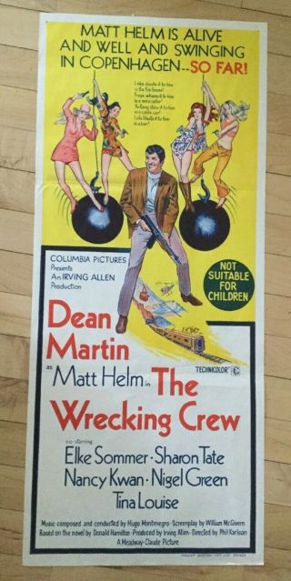 Matt Helm 69 Wrecking Crew Sharon Tate Dean Martin Tarantino Once Upon
