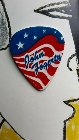 John Fogerty Usa Tour Stars And Stripes Guitar Pick (=)
