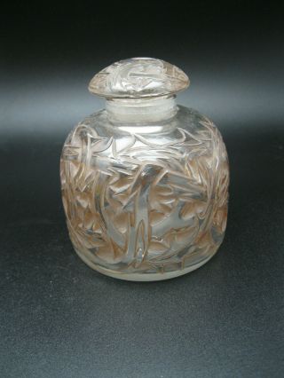 Great Old C1920 R Lalique Glass / Crystal - Epines - Perfume Bottle