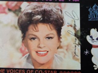 Judy Garland SIGNED 1962 Album Cover 