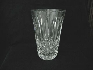 Very Large And Heavy St.  Louis " Tommy " Cut Crystal Vase 11 " Tall