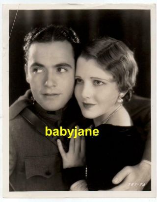 Jean Arthur Charles " Buddy " Rogers Orig 8x10 Photo By Richee 1930 Young Eagles