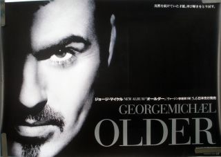 Wham George Michael Older Japan 1996 Vintage Orig Japanese Record Promo Poster