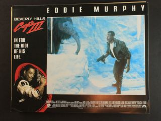 COMPLETE SET of 8 1994 BEVERLY HILLS COP III MOVIE LOBBY CARD EDDIE MURPHY 3