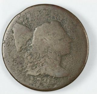 1795 Liberty Cap Large Cent 1c - Plain Edge