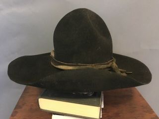 Vintage Antique Old West Cowboy Hat Western Film Forsaken 7 3/8 Prop Sass