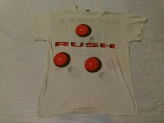 Rush Hold Your Fire European Tour T - Shirt 1988 Medium