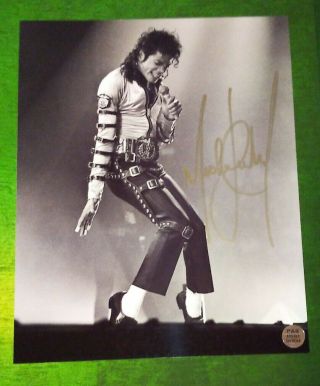 Michael Jackson Hand Signed Autograph 8x10 Photo