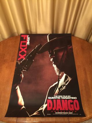 Django Unchained (jamie Foxx) 27x40 D/s Movie Poster