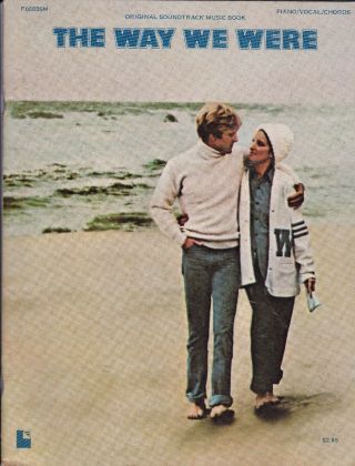 The Way We Were Songbook Sheet Music Barbra Streisand Robert Redford