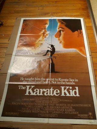 The Karate Kid Authentic 1984 One Sheet Movie Poster 27 X 41 840074