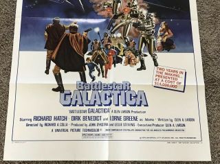 1978 BATTLESTAR GALACTICA Movie Poster,  Folded,  Style C,  27x41 3