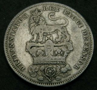 Great Britain 6 Pence 1826 - Silver - George Iv.  - Vf - 763