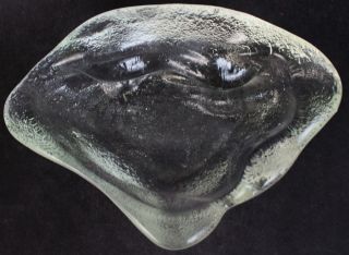 Mid Century Modern Blenko American Art Glass Form Amoeba Candy Bowl Ashtray