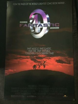 Fantastic Four 1994 Roger Corman One Sheet Movie Poster 27x40 Rare