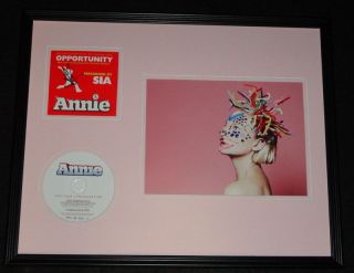 Sia Furler Signed Framed 16x20 Annie Cd & Photo Display Jsa