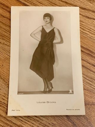 Vintage Louise Brooks German Ross Verlag Postcard 1920 